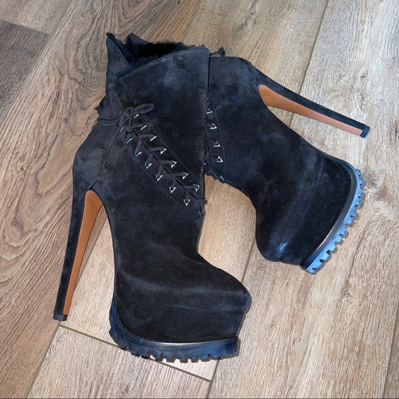 ALAÏA Black Platform Boots Size EU 41 / US 11 - Picture 3 of 14